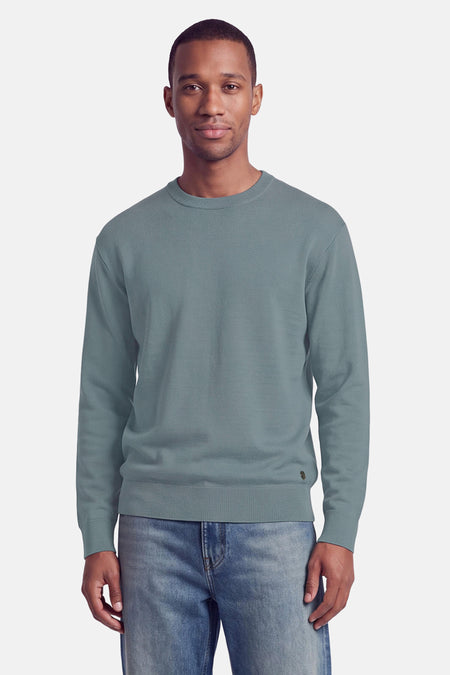 Pull O-hals - blauw