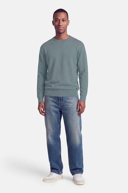 Pull O-hals - blauw