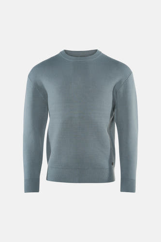 Pull col O bleu - INDIGOLD