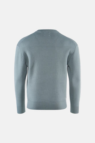 Pull col O bleu - INDIGOLD