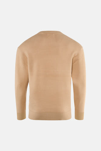Trui met ronde hals beige - INDIGOLD
