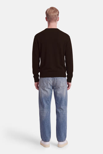 Pull O-hals - bruin
