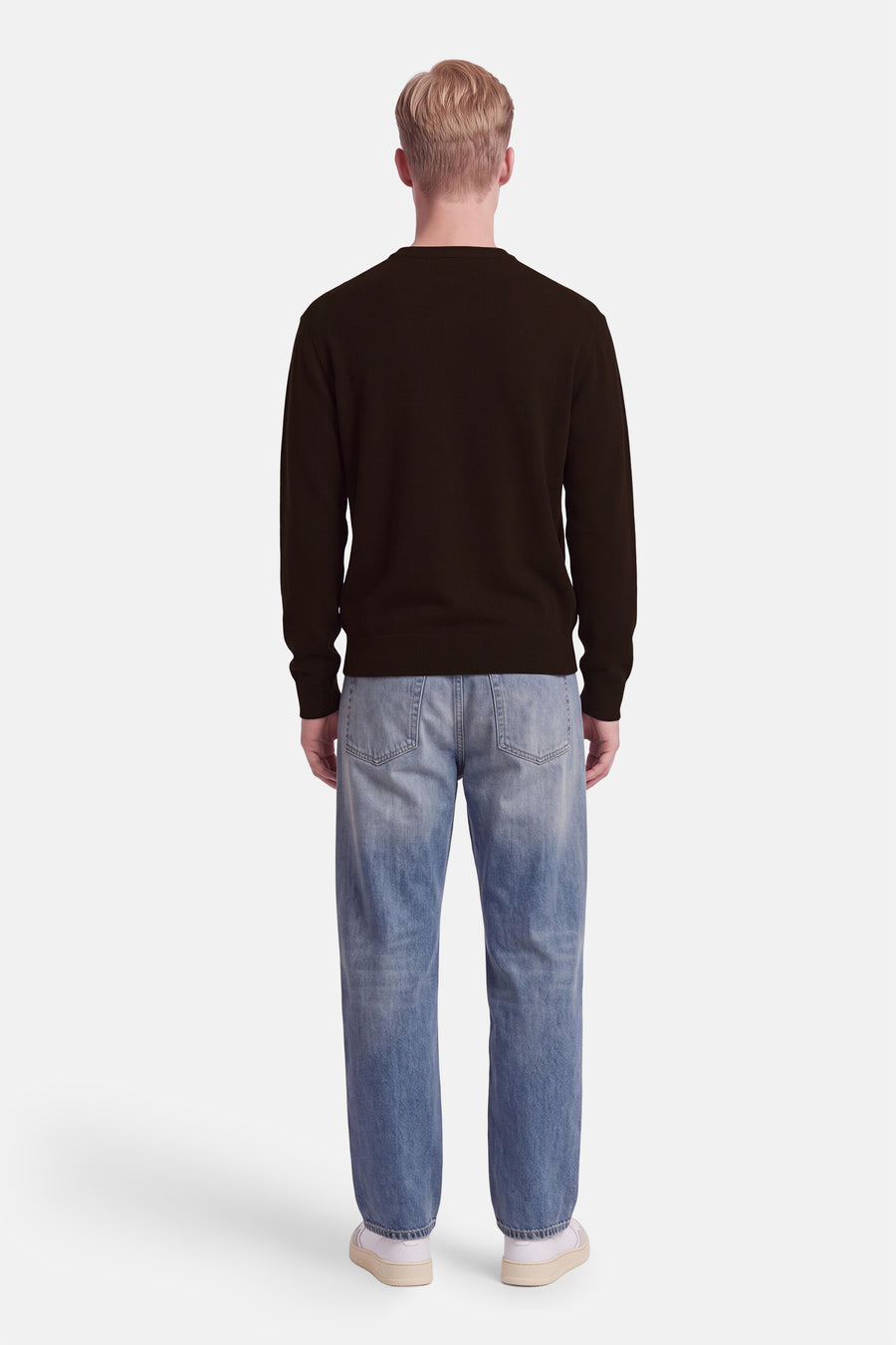 Pull O-hals - bruin