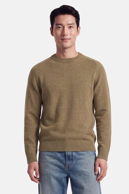 Pull O-hals - Beige