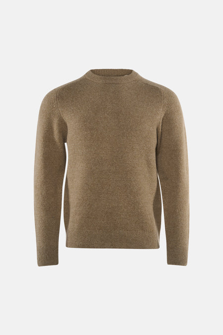 Pull O-hals - Beige