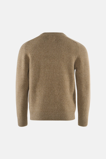 Pull O-hals - Beige
