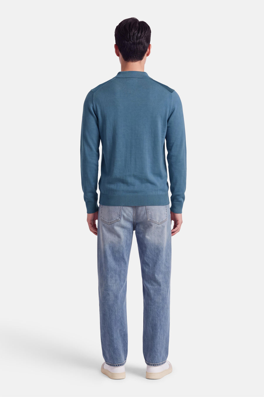 Pull O-hals - blauw