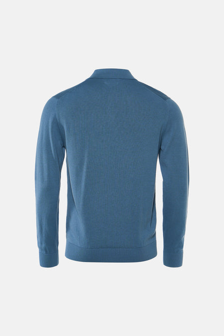 Trui met ronde hals blauw - INDIGOLD