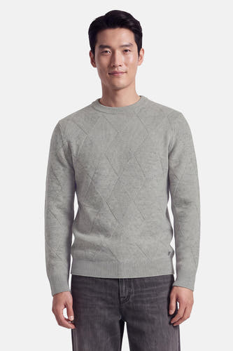 Pull O-hals - grijs