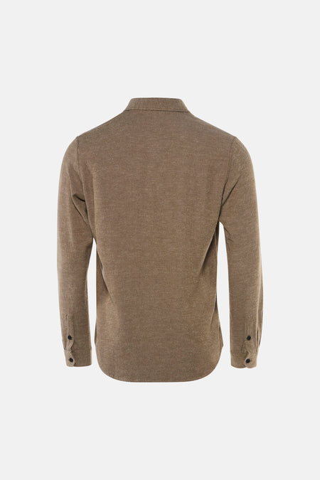 Chemise (manches longues) brun - INDIGOLD