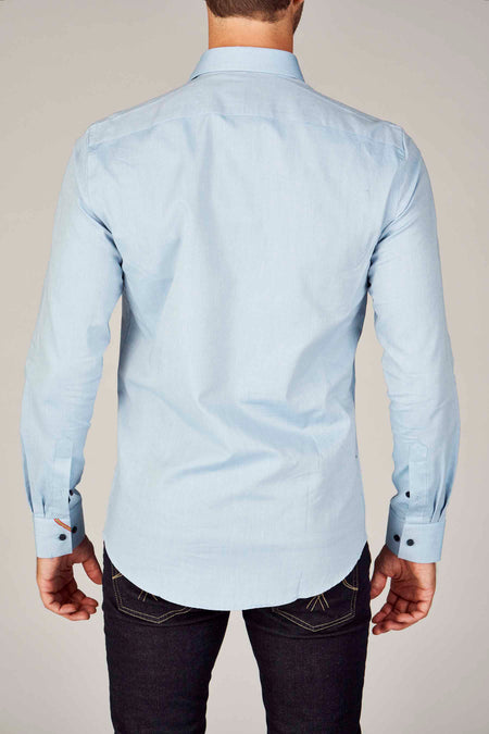 Hemd (lange mouwen) Blauw - Le Fabuleux Marcel de Bruxelles