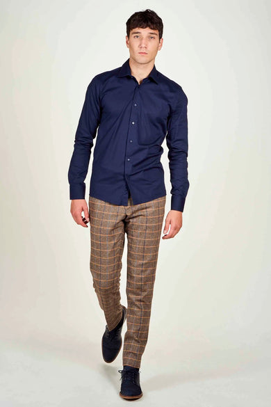 Hemd (lange mouwen) Blauw - Le Fabuleux Marcel de Bruxelles