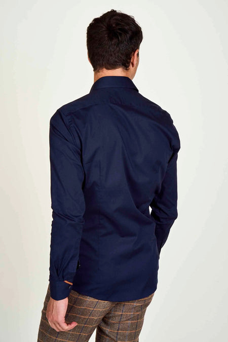 Hemd (lange mouwen) Blauw - Le Fabuleux Marcel de Bruxelles