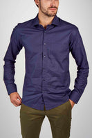 Chemise (manches longues) Bleu - Le Fabuleux Marcel de Bruxelles