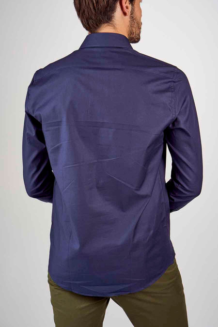 Chemise (manches longues) Bleu - Le Fabuleux Marcel de Bruxelles