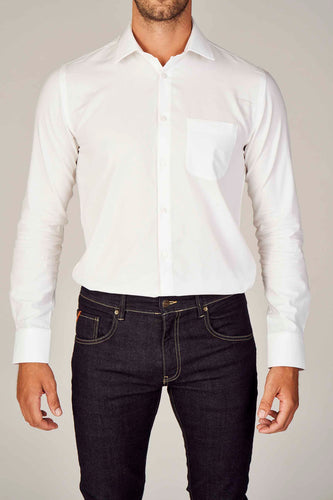 Chemise &agrave; manches longues - blanc - Le Fabuleux Marcel de Bruxelles