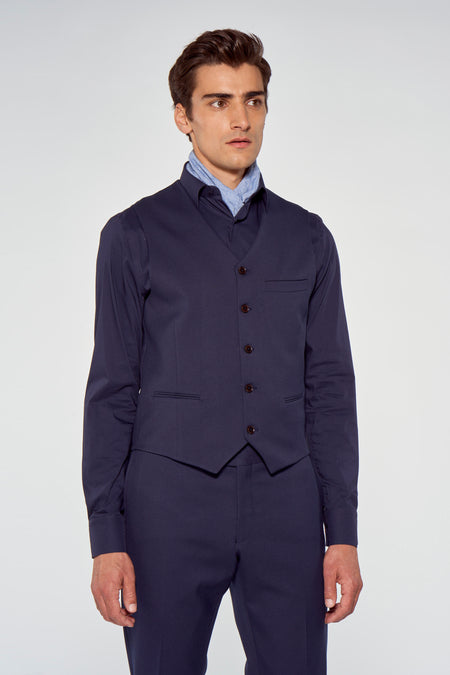 Gilet - blauw