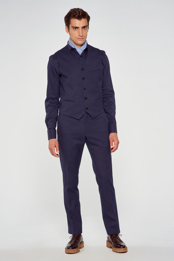 Pantalon de costume Bleu - Le Fabuleux Marcel de Bruxelles