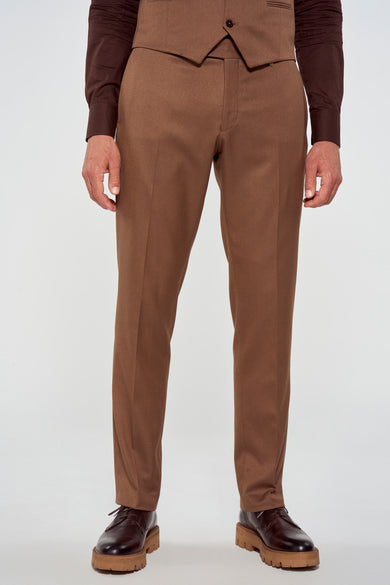 Pantalon de costume Brun - Le Fabuleux Marcel de Bruxelles