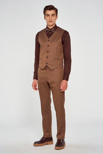 Pantalon de costume Brun - Le Fabuleux Marcel de Bruxelles