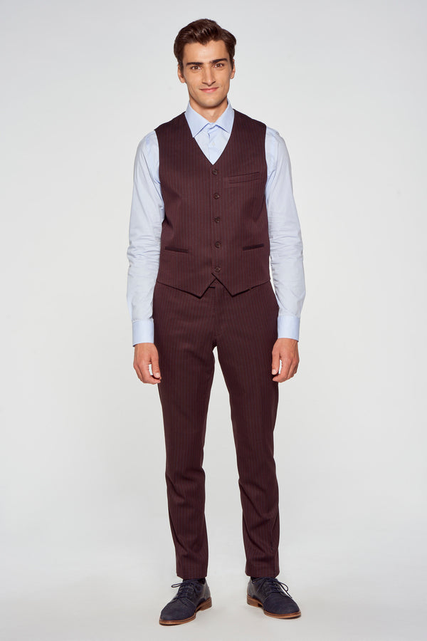 Pantalon de costume Brun - Le Fabuleux Marcel de Bruxelles
