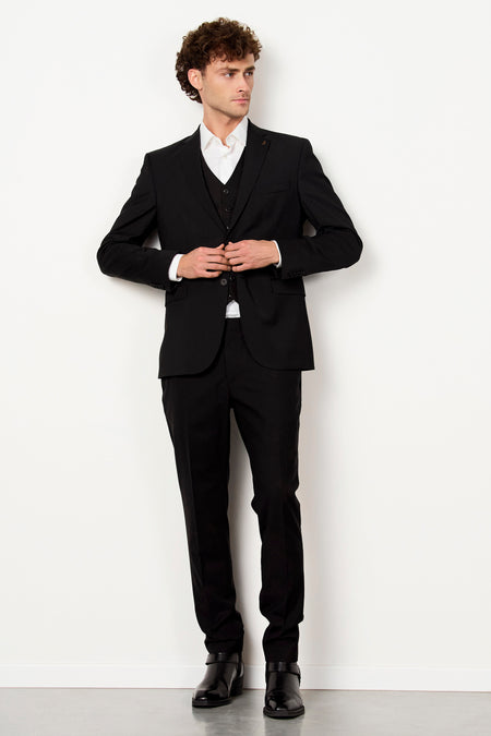 Pantalon costume - noir