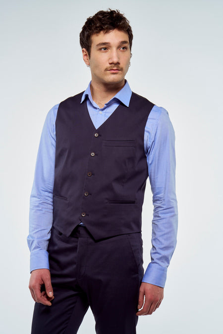 Gilet - blauw