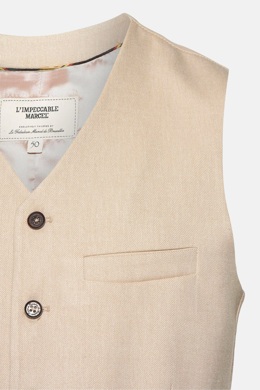 Gilet - beige - Le Fabuleux Marcel de Bruxelles