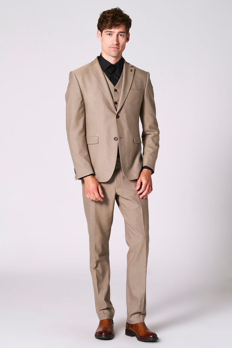 Pantalon de costume - beige - Le Fabuleux Marcel de Bruxelles