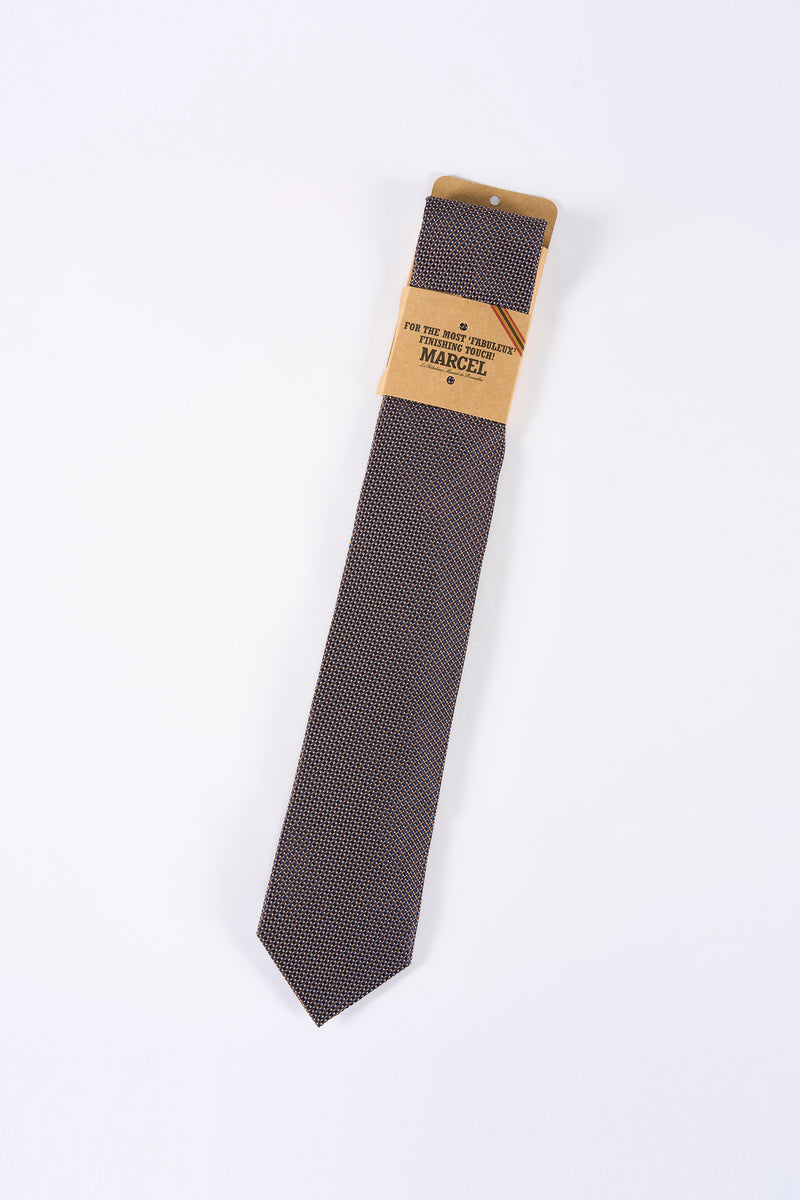 Cravate brun - Le Fabuleux Marcel de Bruxelles