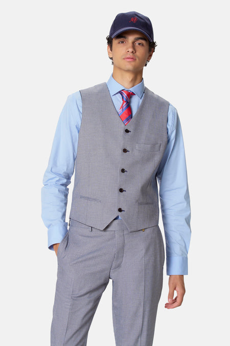 Gilet blauw - Le Fabuleux Marcel de Bruxelles