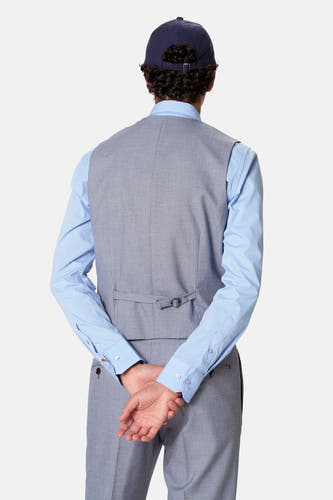 Gilet blauw - Le Fabuleux Marcel de Bruxelles