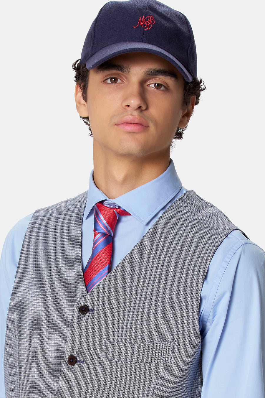 Gilet blauw - Le Fabuleux Marcel de Bruxelles