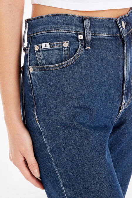 MOM CK - mid blue denim