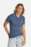 Heren tops polo korte mouw Blauw - Calvin Klein