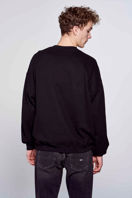 Sweater met ronde hals Zwart - Calvin Klein