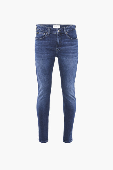 Jean &agrave; coupe carrot - bleu