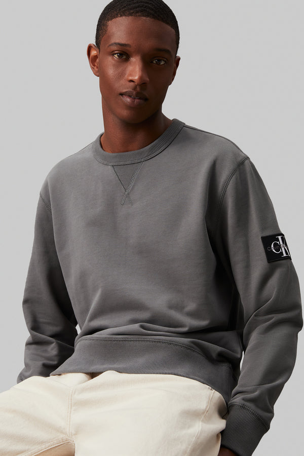 Sweater met ronde hals Blauw - Calvin Klein