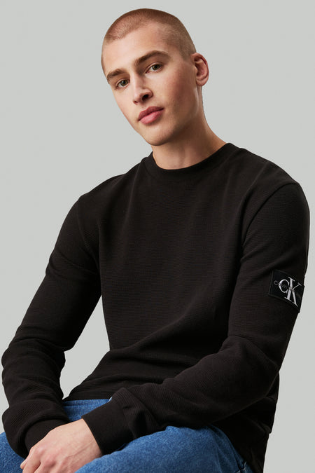 T-shirt (lange mouwen) Zwart - Calvin Klein