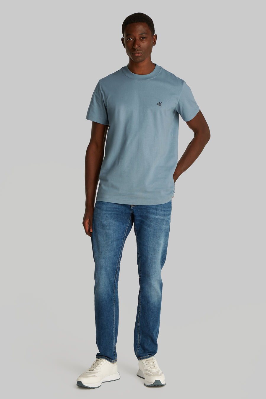 T-shirt met korte mouwen - blauw - Calvin Klein