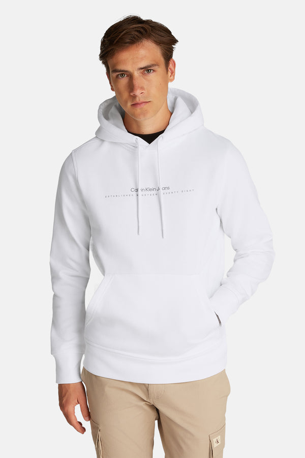 Sweater met kap Wit - Calvin Klein