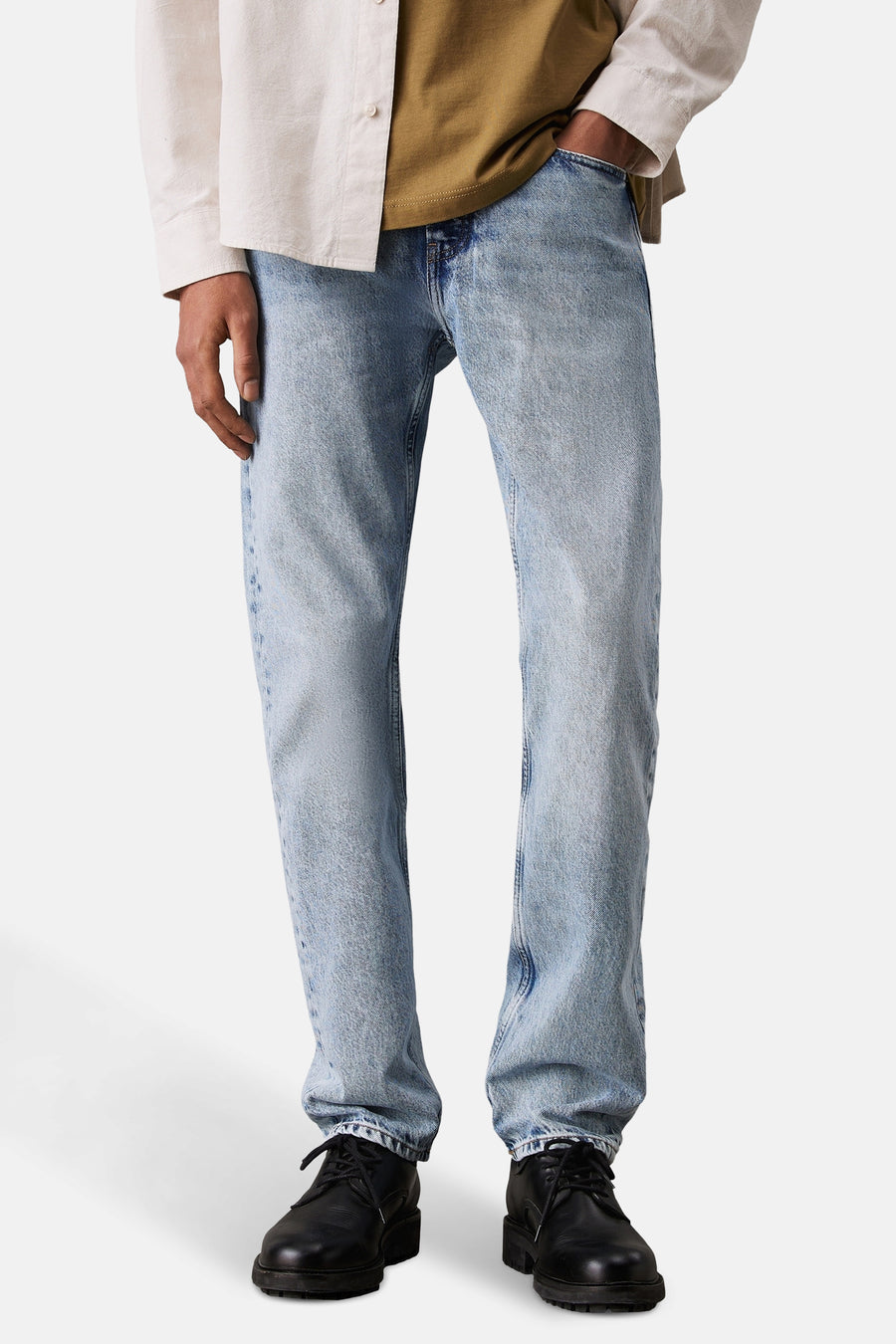 Jeans straight light blue denim - Calvin Klein - Calvin Klein
