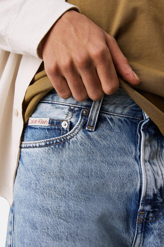 Jeans straight light blue denim - Calvin Klein - Calvin Klein