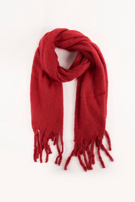 Wintersjaal - rood