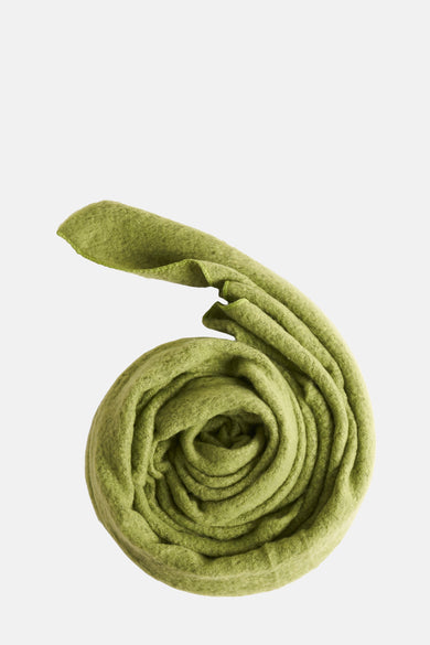 Manteau d'hiver vert Access Access, enroué en en en en avec une texture visible visible.