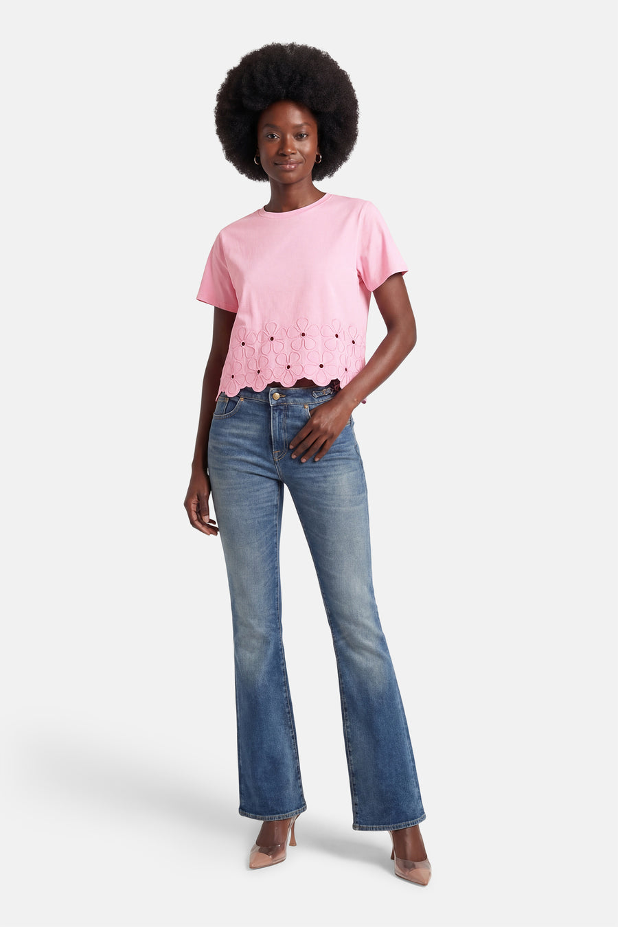 T-shirt à manches courtes - rose