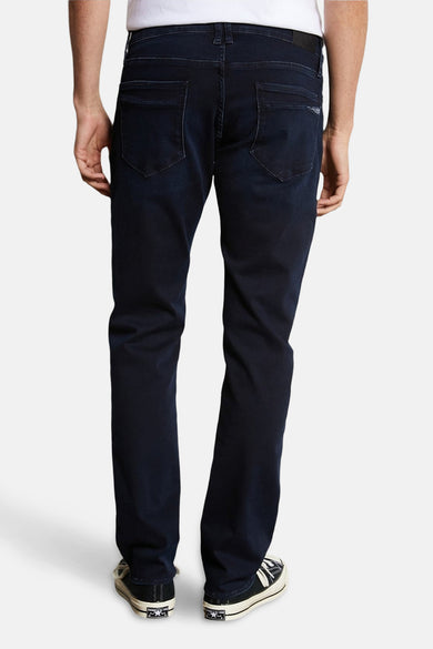 Jeans straight blue black denim - LE TEMPS DES CERISES
