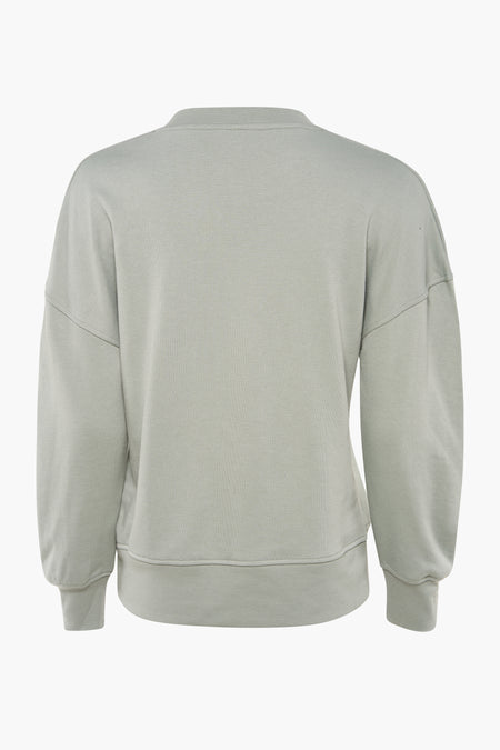 Sweater met ronde hals Groen - HAILYS