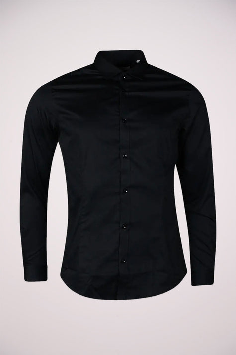 Hemd (lange mouwen) Zwart - PREMIUM by JACK & JONES