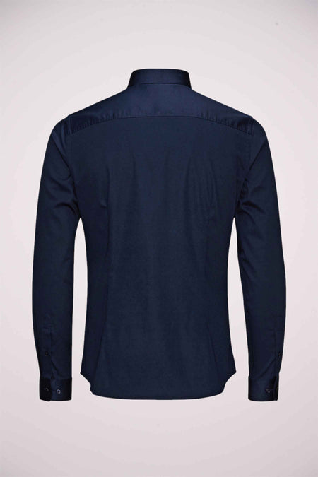 Chemise (manches longues) Bleu - PREMIUM by JACK & JONES